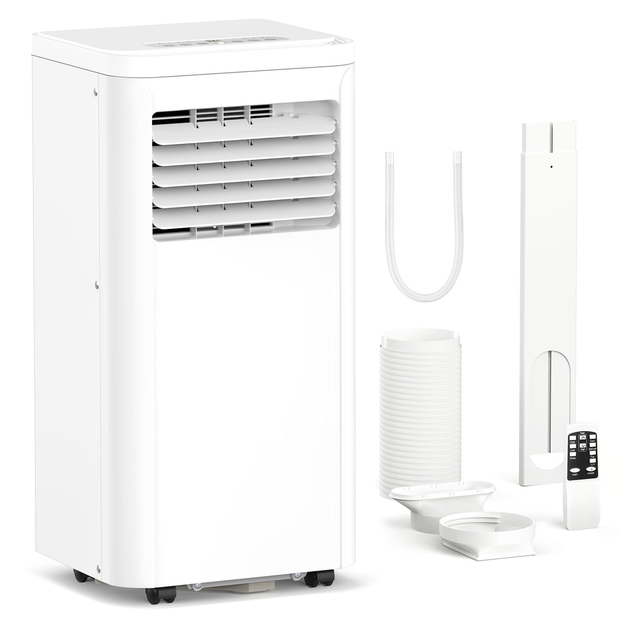 Version 1.0.0 Aire acondicionado portátil Electactic NPLB2-06C/X1E 10000 BTU 4 modos frío seco ventilador sueño control remoto pantall