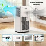 Aire acondicionado portátil Electactic NPLB2-06C/X1E 10000 BTU 4 modos frío seco ventilador sueño control remoto pantall