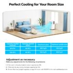 Aire acondicionado portátil Electactic NPLB2-06C/X1E 10000 BTU 4 modos frío seco ventilador sueño control remoto pantall
