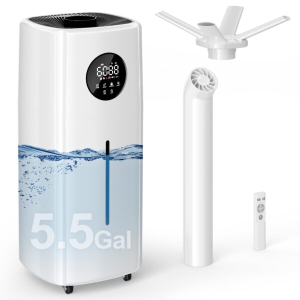 Humidificador Ultrasónico Uthfy ZB-J001 21L Boquillas Dobles 360° para 3000 Pies²
