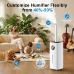 Humidificador Ultrasónico Uthfy ZB-J001 21L Boquillas Dobles 360° para 3000 Pies²