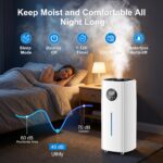 Humidificador Ultrasónico Uthfy ZB-J001 21L Boquillas Dobles 360° para 3000 Pies²