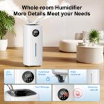 Humidificador Ultrasónico Uthfy ZB-J001 21L Boquillas Dobles 360° para 3000 Pies²