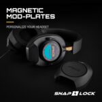 Auriculares para juegos RIG R5 Spear MAX HD Nacon 10-1689-99 con cable DAC USB-C Dolby Atmos microfono cancelacion ruido