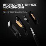 Auriculares para juegos RIG R5 Spear MAX HD Nacon 10-1689-99 con cable DAC USB-C Dolby Atmos microfono cancelacion ruido