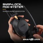 Auriculares para juegos RIG R5 Spear MAX HD Nacon 10-1689-99 con cable DAC USB-C Dolby Atmos microfono cancelacion ruido