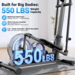 Máquina Elíptica ANCHEER AMA006033 ultrasilenciosa 550 lbs 16 niveles resistencia magnética