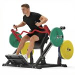 Máquina de fila lineal para gimnasio en casa, entrenador de espalda estilo Smith con rodamientos lineales, equipo compac