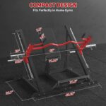 Máquina de fila lineal para gimnasio en casa, entrenador de espalda estilo Smith con rodamientos lineales, equipo compac