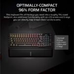 Teclado mecánico inalámbrico Corsair Vanguard 96 CH-91F901E-NA RGB 96% interruptores MLX intercambiables sondeo 8000Hz F