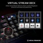 Teclado mecánico inalámbrico Corsair Vanguard 96 CH-91F901E-NA RGB 96% interruptores MLX intercambiables sondeo 8000Hz F