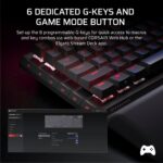 Teclado mecánico inalámbrico Corsair Vanguard 96 CH-91F901E-NA RGB 96% interruptores MLX intercambiables sondeo 8000Hz F