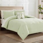 Juego de cama 8 piezas Felicity Jessica Simpson YMF Carpets JSAO001003 floral verde salvia King