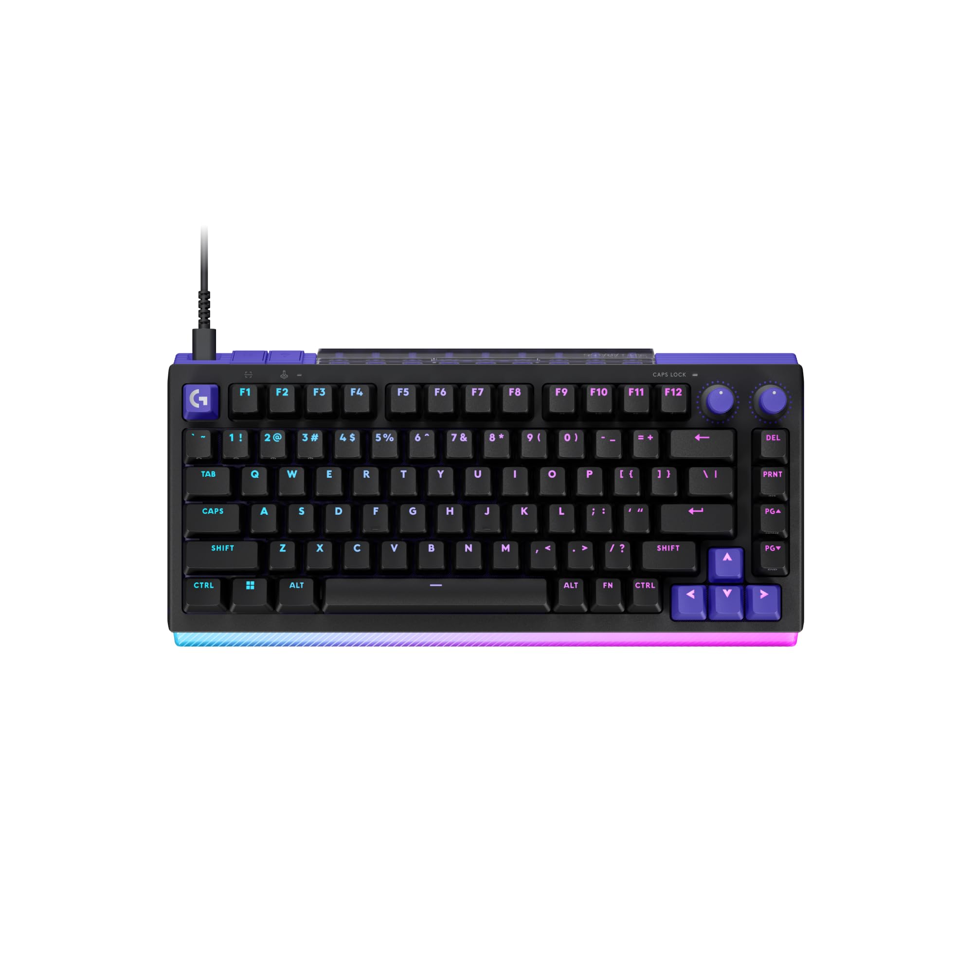 Version 1.0.0 Teclado para juegos Logitech G512 X 75 920-013926 analógico mecánico DUAL SWAP TMR intercambiable en caliente táctil son