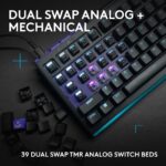 Teclado para juegos Logitech G512 X 75 920-013926 analógico mecánico DUAL SWAP TMR intercambiable en caliente táctil son