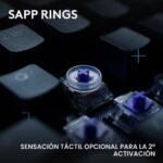 Teclado para juegos Logitech G512 X 75 920-013926 analógico mecánico DUAL SWAP TMR intercambiable en caliente táctil son