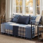 Juego de edredón con diseño de mosaicos Woolrich WR13-4088 colcha cabaña algodón prelavado para cama individual todas la
