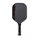 Wilson Blaze SF Tour 16 Paleta de Pickleball - Negro/Rojo, 4-1/4"