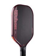 Wilson 's Blaze SF Pro 13 - Paleta de pickleball - Negro/Rojo, 4-1/4"