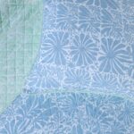 Colcha reversible Southern Tide Eldora WestPoint Home 1C53230 Full Queen percal de algodón estampado tropical azul Oeko-