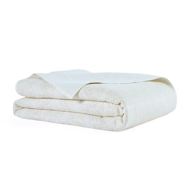 Colcha matelassé algodón Tideline WestPoint Home 1C53282 Full Queen blanco lino tejido ticking reversible todas las esta