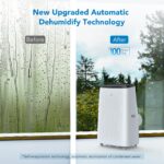 Aire Acondicionado Portátil Garvee JHS INC JHS-A020B-10KR-D 15000 BTU 3 en 1 refrigeración deshumidificador ventilador t
