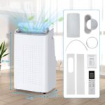 Aire acondicionado portátil Garvee JHS INC JHS-A020K-09KR-D 14000 BTU 3 en 1 refrigeracion deshumidificador ventilador 3