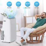 Aire acondicionado portátil Garvee JHS INC JHS-A020K-09KR-D 14000 BTU 3 en 1 refrigeracion deshumidificador ventilador 3