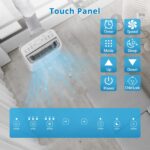 Aire acondicionado portátil Garvee JHS INC JHS-A020K-09KR-D 14000 BTU 3 en 1 refrigeracion deshumidificador ventilador 3