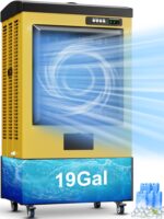 Enfriador evaporativo de pantano Uthfy JH-50AI-2 6500 CFM 48 pulgadas tanque 19 galones 3 velocidades oscilacion 120 gra