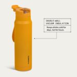 Termo Botella Térmica Dometic 97000071466 Acero Inoxidable 42 Onzas Tapa Magnética Acabado Brillo