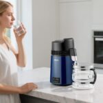 Destilador de Agua VEVOR Water Distiller 900W Purificador de Mesa 6 Litros Jarra de Vidrio Cuerpo de Acero