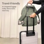 UPPAbaby Mochila cambiadora - Múltiples compartimentos de almacenamiento - Bolsillos laterales para botella + laptop - F