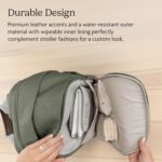 UPPAbaby Mochila cambiadora - Múltiples compartimentos de almacenamiento - Bolsillos laterales para botella + laptop - F