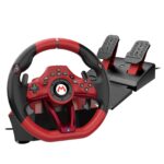 Volante de Carreras con Pedales HORI Mario Kart Pro Deluxe NSX-123U para Nintendo Switch 2 con licencia oficial Nintendo