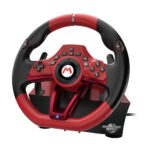 Volante de Carreras con Pedales HORI Mario Kart Pro Deluxe NSX-123U para Nintendo Switch 2 con licencia oficial Nintendo