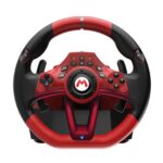 Volante de Carreras con Pedales HORI Mario Kart Pro Deluxe NSX-123U para Nintendo Switch 2 con licencia oficial Nintendo
