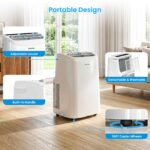 Aire acondicionado portátil inteligente ZAFRO YAC-06CPD/PL7 10000 BTU 6000 BTU SACC sin drenaje deshumidificador ventila