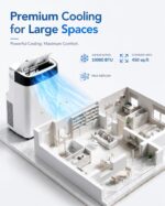 Aire Acondicionado Portátil PeakPursuit 10000 BTU 4 en 1 refrigeración deshumidificador ventilador modo sueño control re
