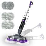 Trapeador de Vapor BOJUK F2-01 con Almohadillas Giratorias 230 RPM 4 Modos Faros LED 6 Almohadillas Lavables