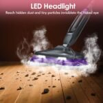 Trapeador de Vapor BOJUK F2-01 con Almohadillas Giratorias 230 RPM 4 Modos Faros LED 6 Almohadillas Lavables