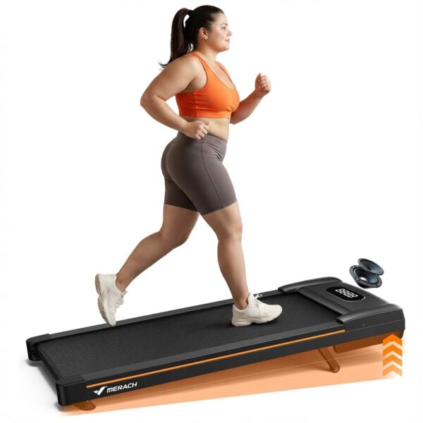 Caminadora de Escritorio MERACH W50 Lite 3.0 HP Inclinación Automática 10% 350 lb Altavoz Bluetooth