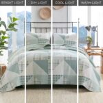 Colcha reversible Woolrich cabana WR13-4090 E&E Co. Ltd DBA JLA Home diseño cabaña color sólido ropa de cama ligera toda