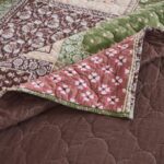 Juego de colcha Priya Vintage Boho Greenland Home Fashions GL-2511BMSQ Full Queen 3 piezas estilo bohemio vintage