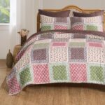 Juego de colcha Priya Vintage Boho Greenland Home Fashions GL-2511BMSQ Full Queen 3 piezas estilo bohemio vintage