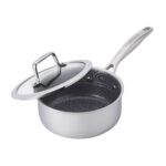Batería de cocina Henckels Paradigm 1033628 de acero inoxidable antiadherente de cerámica de tres capas 6 piezas con hor