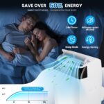 Aire acondicionado portátil 3 en 1 ExploreHorizon kxH4mnSFuEw38152B0bibAgpFir6O 12000 BTU refrigeración deshumidificador