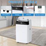 Aire acondicionado portátil 3 en 1 ExploreHorizon kxH4mnSFuEw38152B0bibAgpFir6O 12000 BTU refrigeración deshumidificador