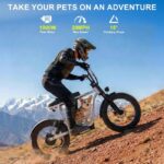 Caroma Scooter eléctrico con asiento para adultos, motor de pico de 800 W, 25 millas de largo alcance y 20 mph, suspensi