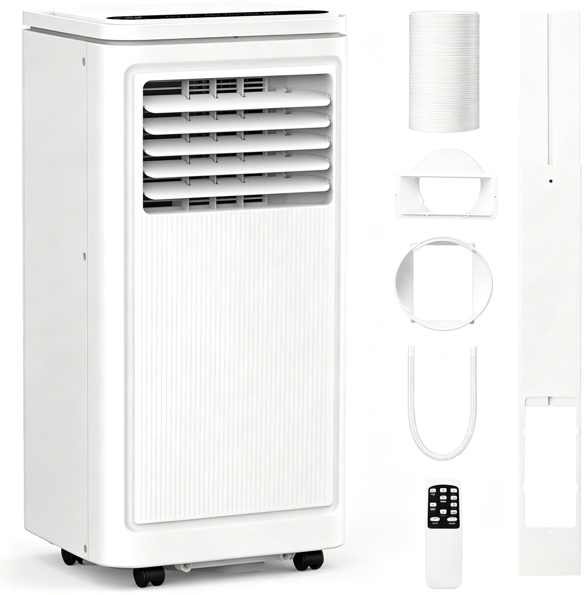 Version 1.0.0 Aire acondicionado portátil Electactic NPLA3-06C/X1E 10000 BTU modos frío ventilador seco sueño temporizador 24 horas 45